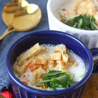 台湾風　豆乳素麺　（シェントウジャン）